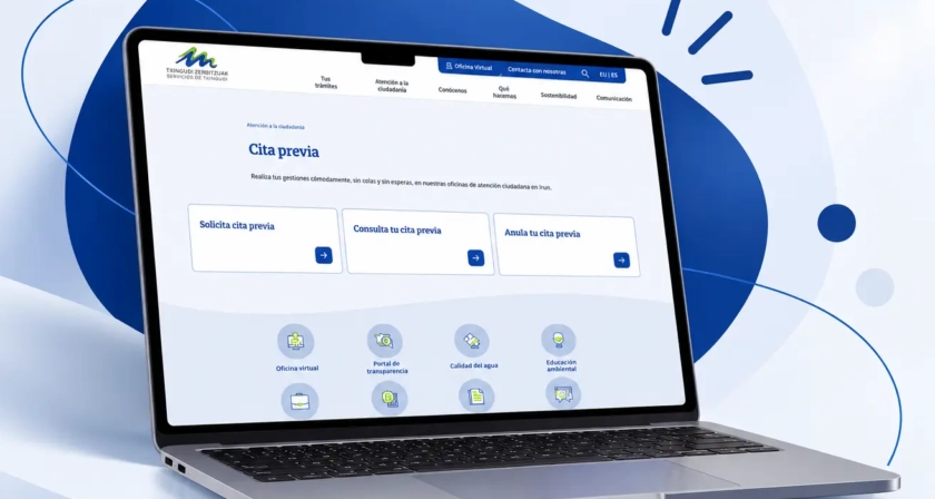 Servicios de Txingudi renueva su página web para acercar sus servicios a la ciudadanía